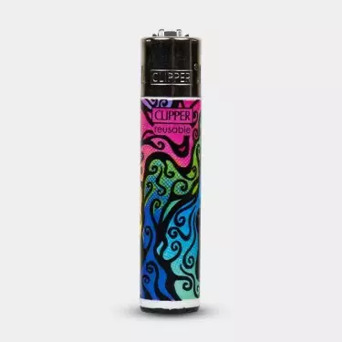 Accendino Clipper Psychedelic Art 1- GB The Green Brand