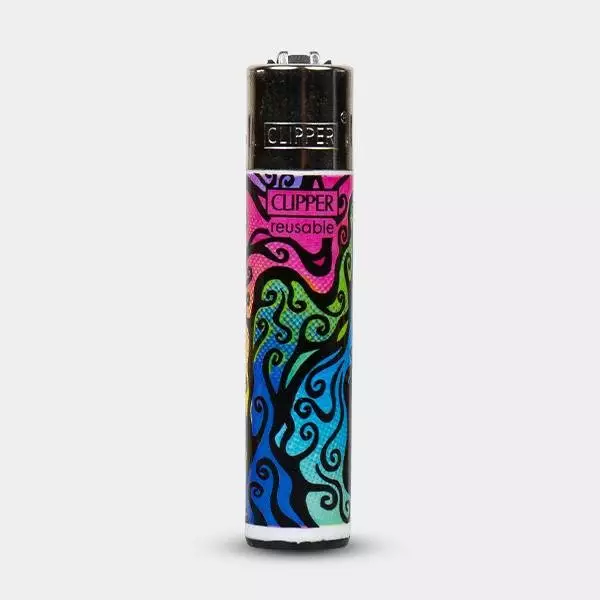 Accendino Clipper Psychedelic Art 1- GB The Green Brand