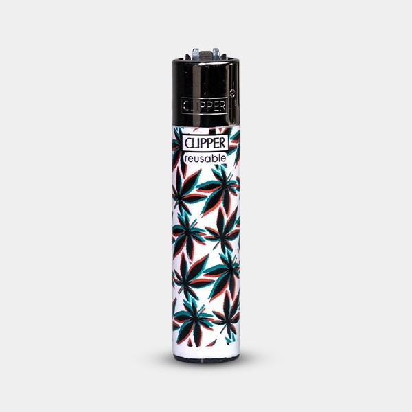 Accendino Clipper Neon Leaves 4