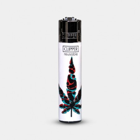 Accendino Clipper Neon Leaves 4