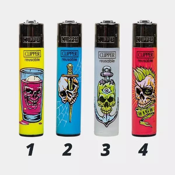 Visualizzazione Accendino Clipper Bone Portraits- GB The Green Brand