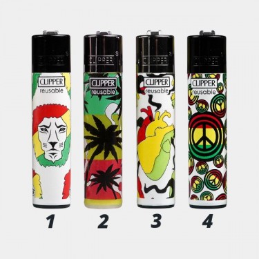 Visualizzazione Accendino Clipper Reggae Life
