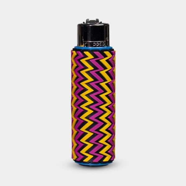 Accendino Clipper con Fodera di Silicone Illusion Arts
