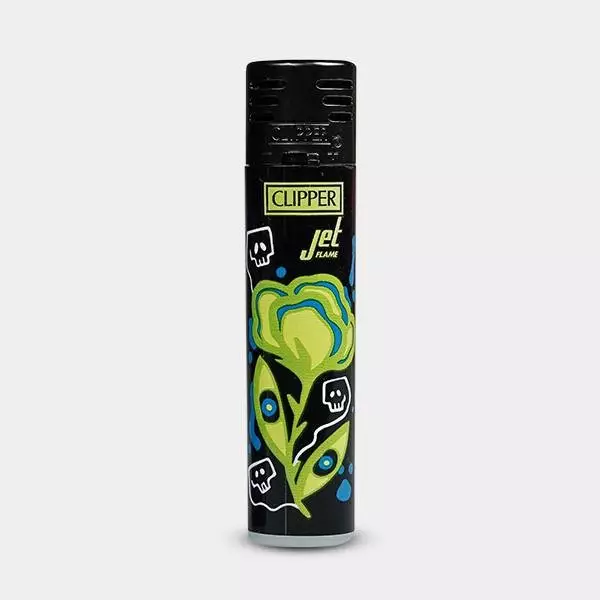 Clipper Psycho Flowers Jet Flame