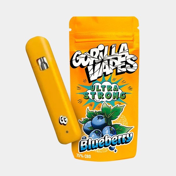 Visualizzazione Gorilla Vape CBD 75% Gorilla Grillz 'Blueberry'