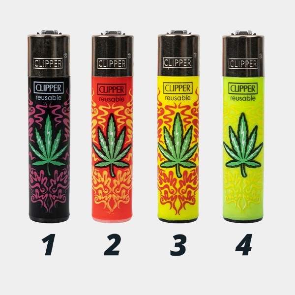 Visualizzazione Accendino Clipper Renzo Leaves 3 -GB The Green Brand