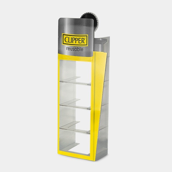 Visualizzazione Espositore Clipper Shape - GB The Green Brand