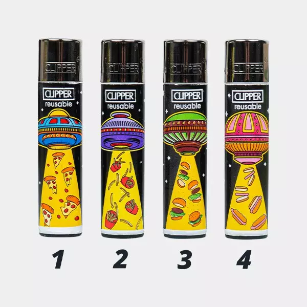 Visualizzazione Accendino Clipper Hungry Ufo- GB The Green Brand
