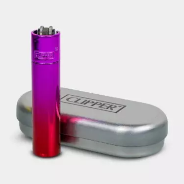 Accendino Clipper Metallo Pink Gradient - GB The Green Brand