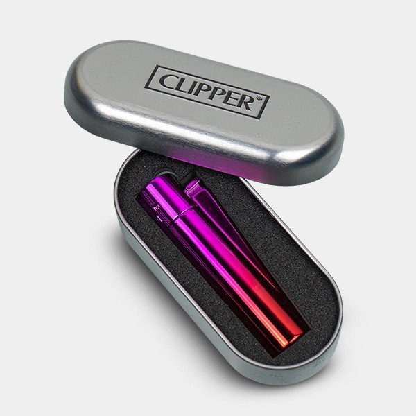 Accendino Clipper Metallo Pink Gradient - GB The Green Brand
