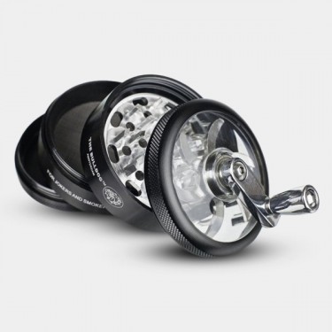 Grinder manovella 4 parti The Bulldog grande.