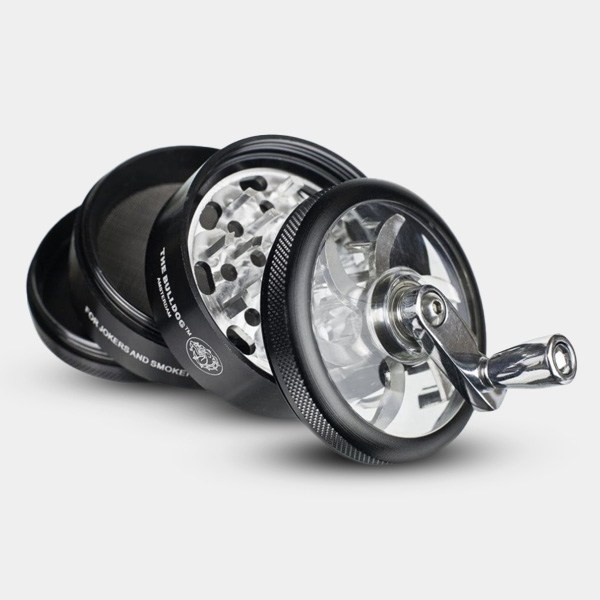 Grinder manovella 4 parti The Bulldog grande.