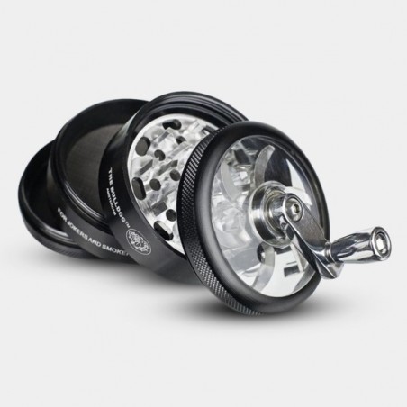 Grinder manovella 4 parti The Bulldog grande.