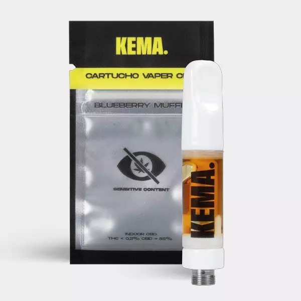 Visualizzazione Cartuccia 85% CBD KEMA 'Blueberry Muffin' 🧁 - Growbarato