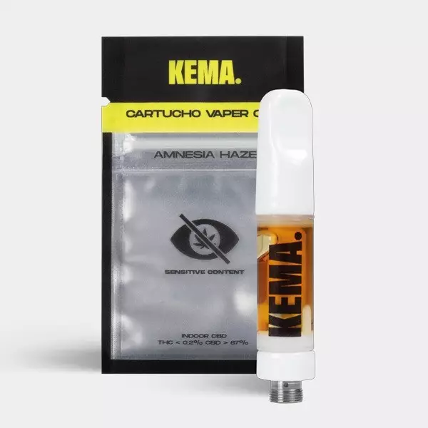 Visualizzazione Cartuccia 87% CBD KEMA 'Amnesia Haze' - Growbarato