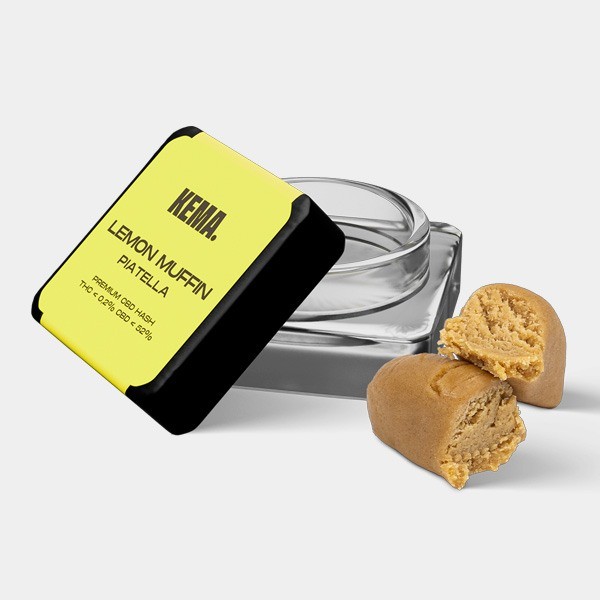 Visualizzazione Hash CBD Piatella 'Lemon Muffin' KEMA
