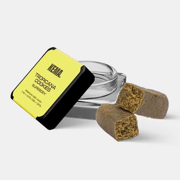 Visualizzazione Hash CBD KEMA 'Tropicana Cookies' 🍪 - GB The Green Brand