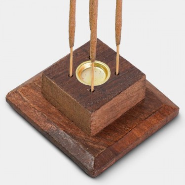 Torre di legno per bastoncini e coni di incenso – Growbarato