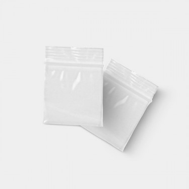 Busta Zip 25x25mm Trasparente