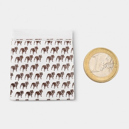 Busta Zip 50x50mm Top Dog- GB The Green Brand