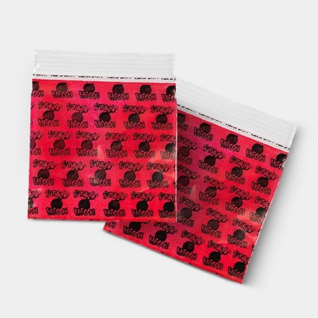 Busta Zip 50x50mm Stay High- GB The Green Brand