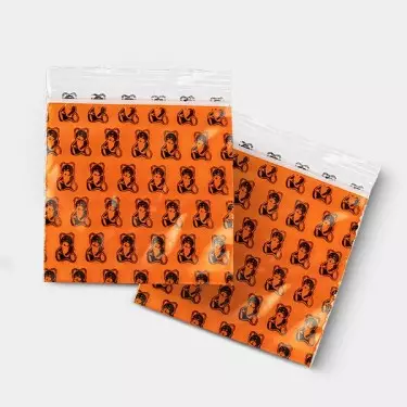 Busta Zip 50x50mm Teddybear - GB The Green Brand