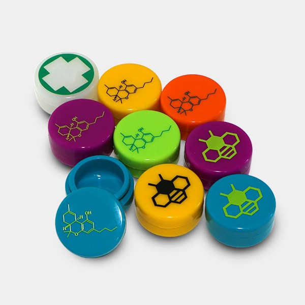 Visualizzazione Contenitori di Silicone per conservare BHO ed altri estratti GB