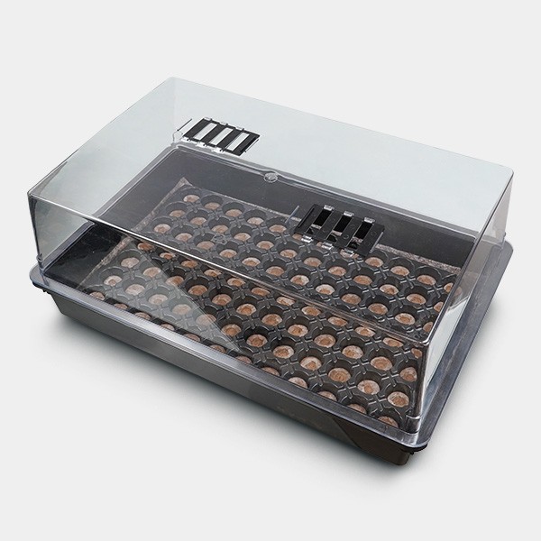 Kit propagatore + vassoio jiffy 33 mm 84 alveoli