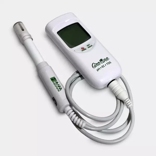 Visualizzazione Misuratore della Hanna Portatile HI9814