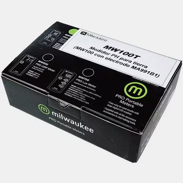 Misuratore di pH del terreno Milwaukee scatola