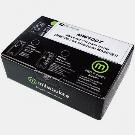 Misuratore di pH del terreno Milwaukee scatola
