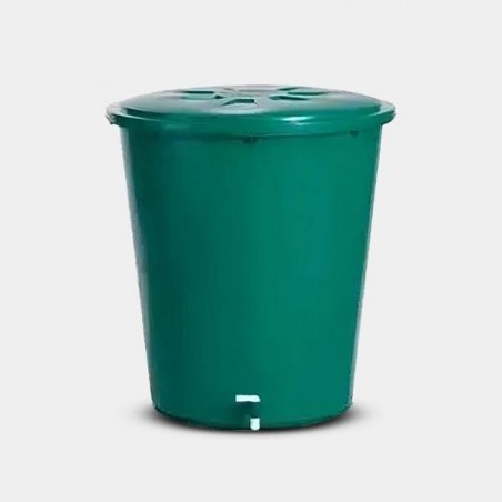 Depósito Rotondo Verde Con Coperchio