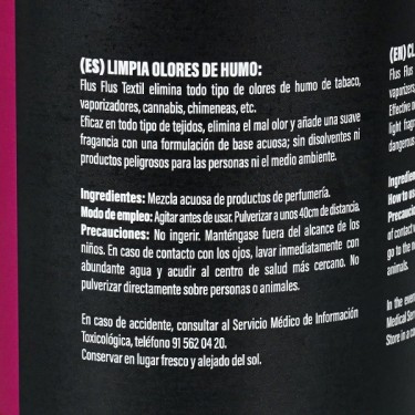 Neutralizzatore  Elimina odori dai tessuti/ Textil Flus Flus - GB The Green Brand