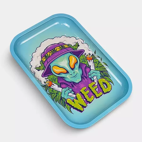Visualizzazione Vassoio 'Weed Alien' 29 x 19 cm - GB The Green Brand