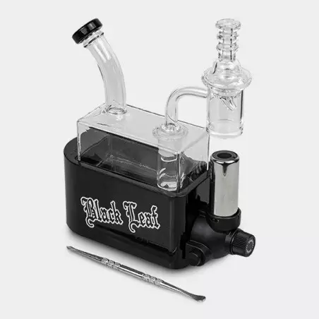 Bong Travel Rig con Soplete Black Leaf - GB The Green Brand