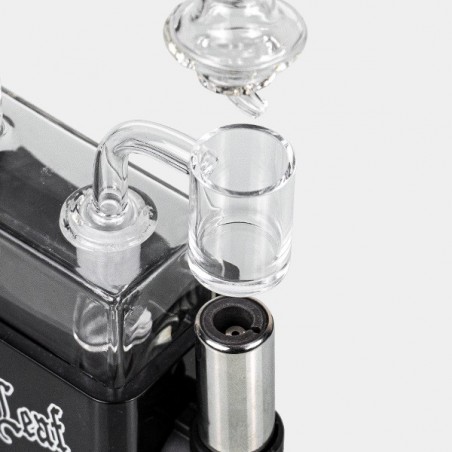 Bong Travel Rig con Soplete Black Leaf - GB The Green Brand