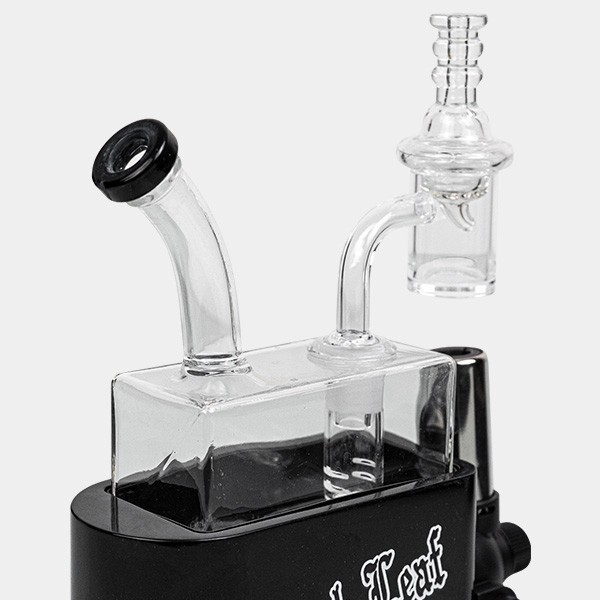 Bong Travel Rig con Soplete Black Leaf - GB The Green Brand