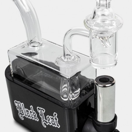 Bong Travel Rig con Soplete Black Leaf - GB The Green Brand