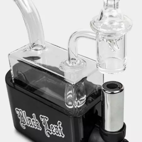 Bong Travel Rig con Soplete Black Leaf - GB The Green Brand