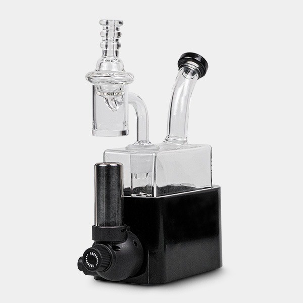 Bong Travel Rig con Soplete Black Leaf - GB The Green Brand