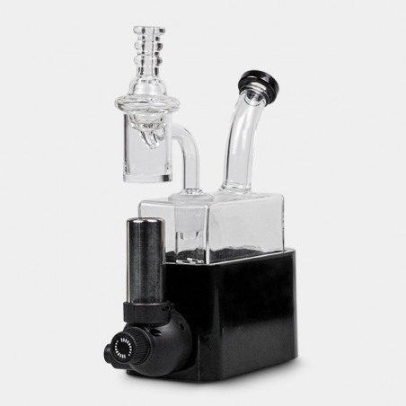 Bong Travel Rig con Soplete Black Leaf - GB The Green Brand