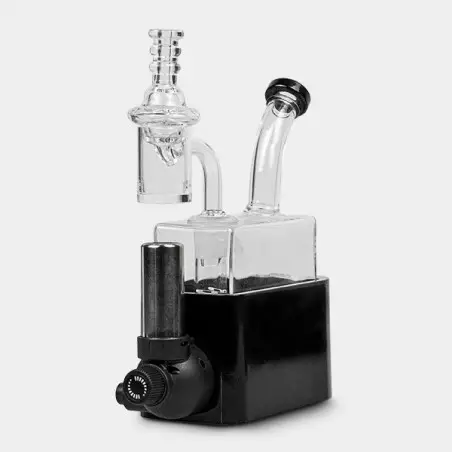 Bong Travel Rig con Soplete Black Leaf - GB The Green Brand