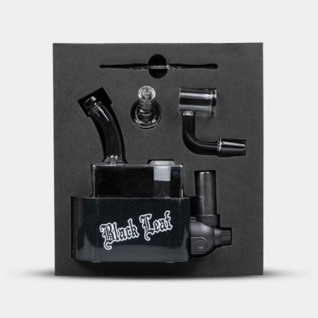 Bong Travel Rig con Soplete Black Leaf - GB The Green Brand