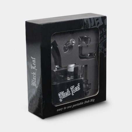 Bong Travel Rig con Soplete Black Leaf - GB The Green Brand