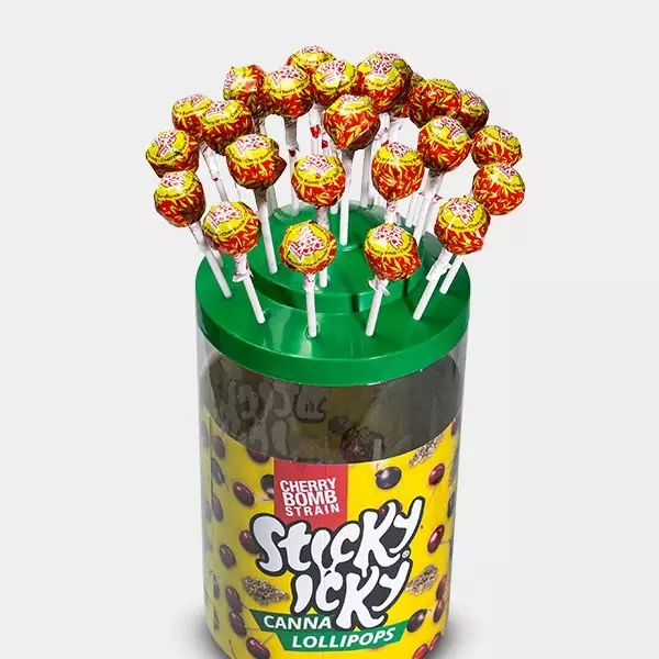 Lecca Lecca di Cannabis Sticky Icky