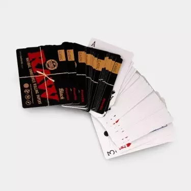 Raw Baraja Black per giocare a poker - GB The Green Brand