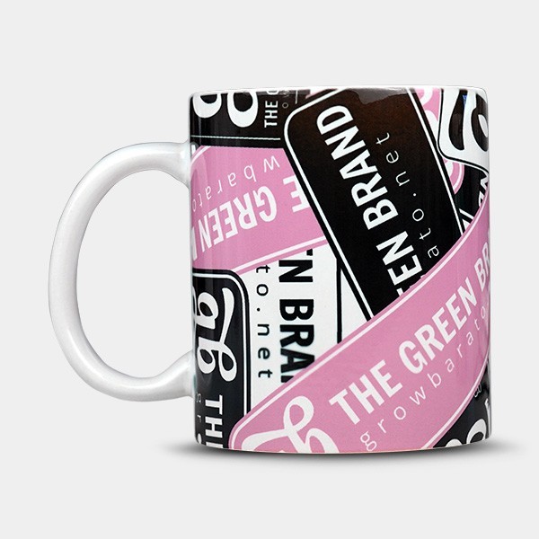 Tazza di Porcellana 350 ml con logo GB The Green Brand