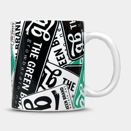 Tazza di Porcellana 350 ml con logo GB The Green Brand