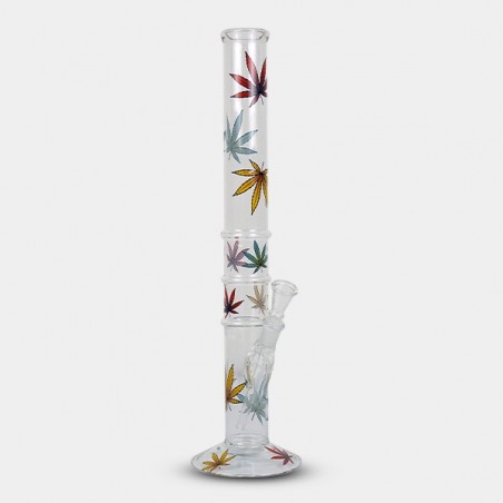 Bong di vetro Multi Leaf Glass 40 cm - GB The Green Brand