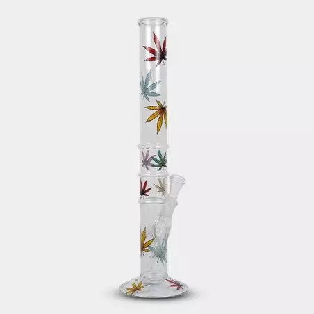 Bong di vetro Multi Leaf Glass 40 cm - GB The Green Brand